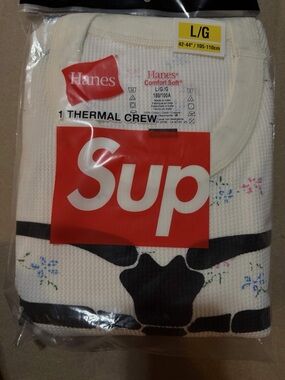 Supreme Hanes Thermal ‘Floral’ L/G
